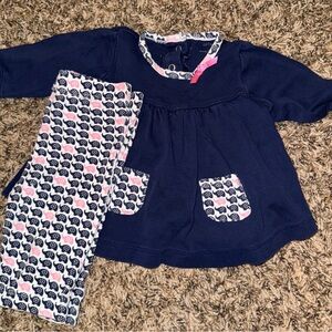 Long sleeve/pants matching outfit size 0-3 months